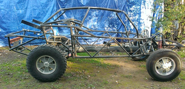 As chassis sits now with all the steel parts with out the body