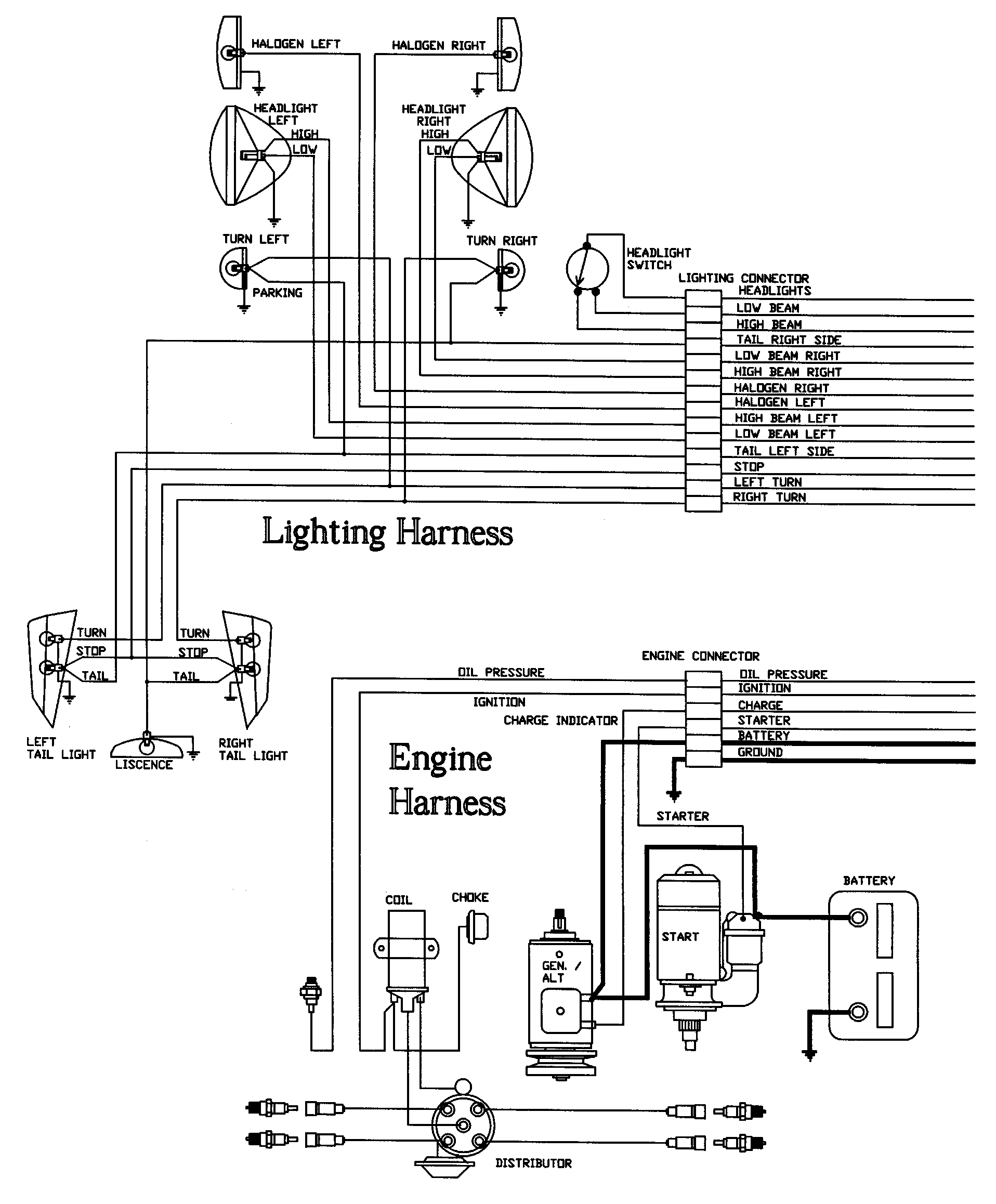 dune buggy wiring harness