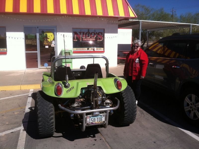 buggy at Nico's with Sherry