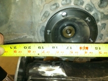 091-1 4speed center of flange to torsion housing