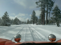 looking towards the west