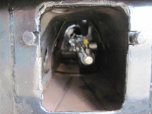 looking inside tunnel at clutch MC