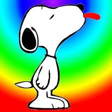 rainbow snoopy