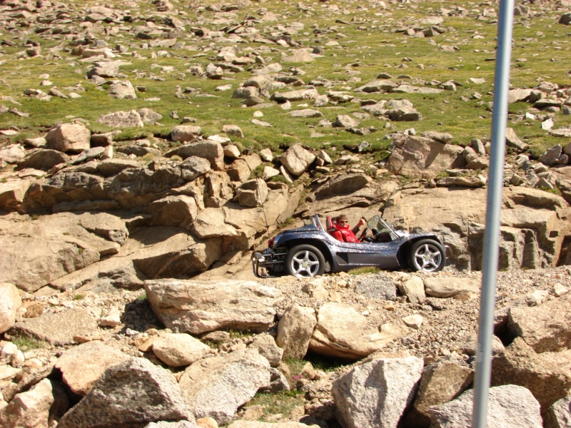ecvw14 climbing Pikes Peak, Colorado