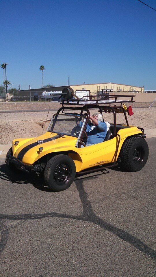 A Manx Club member's buggy