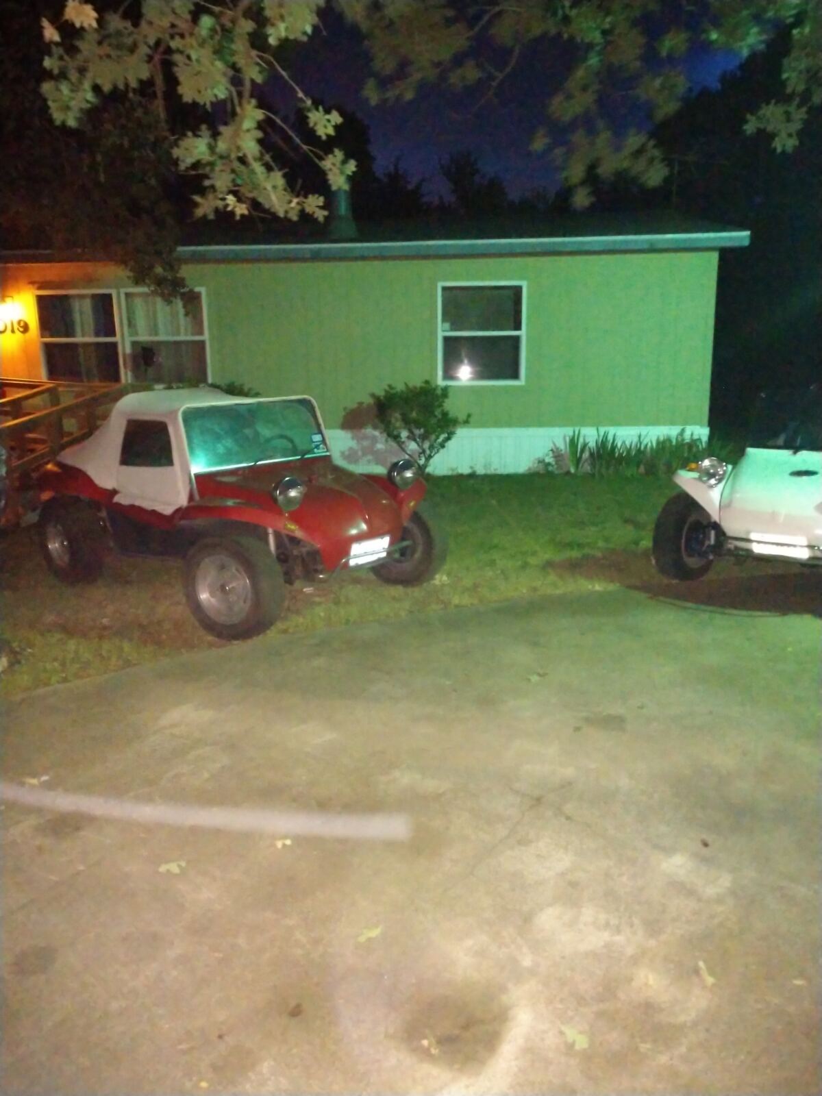 A Manx Club member's buggy