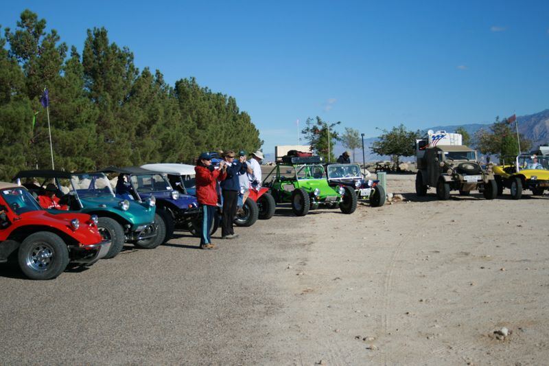 Manx Club buggies at a club event