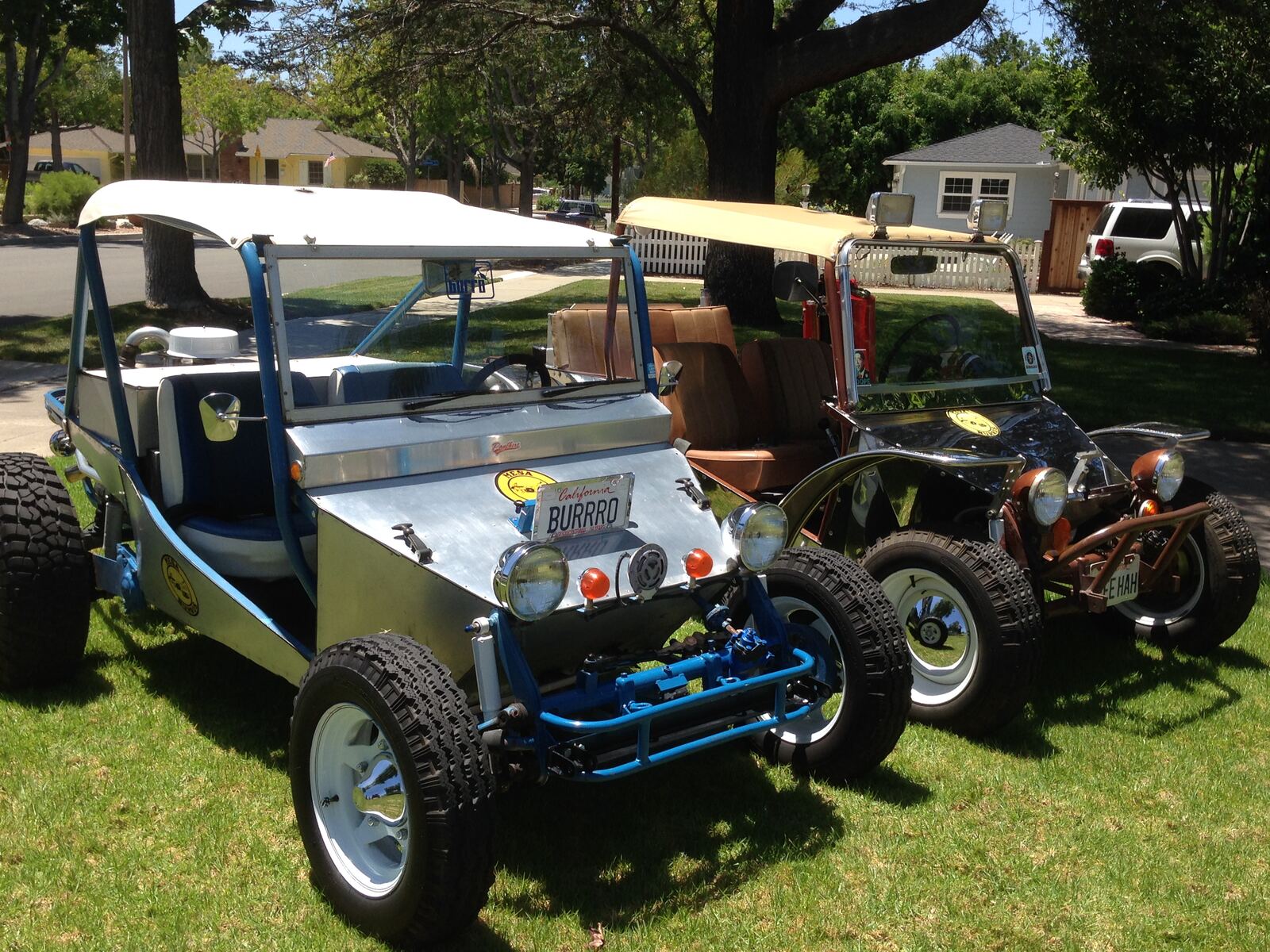 A Manx Club member's buggy