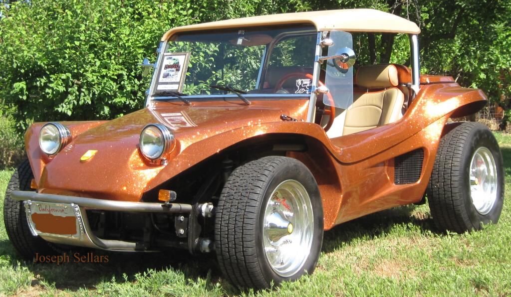 A Manx Club member's buggy