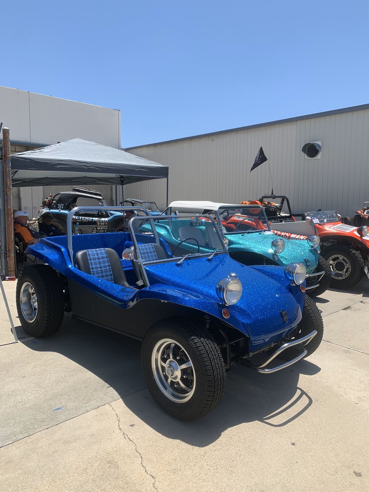 A Manx Club member's buggy