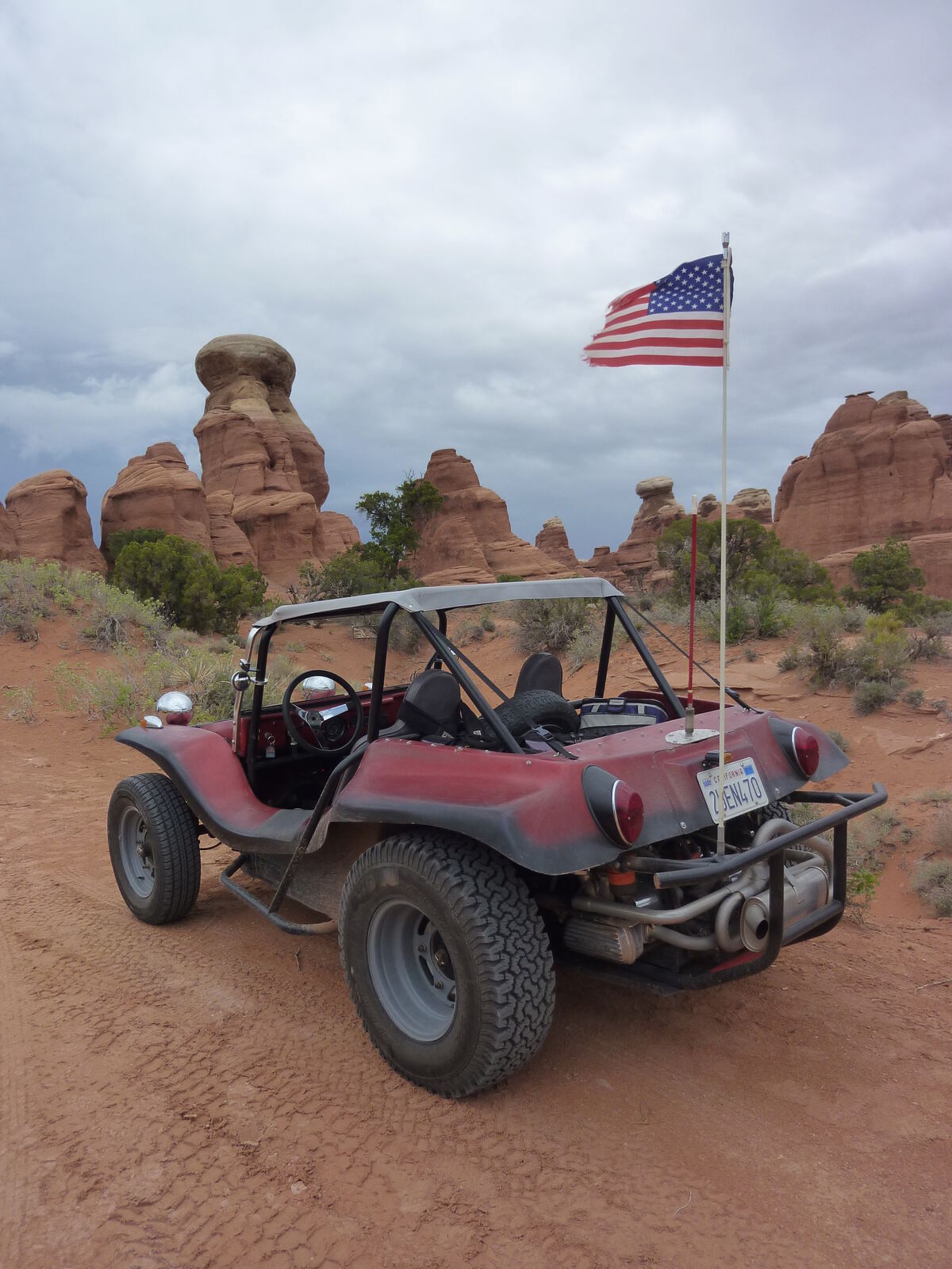 A Manx Club member's buggy