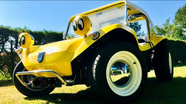 A Manx Club member's buggy