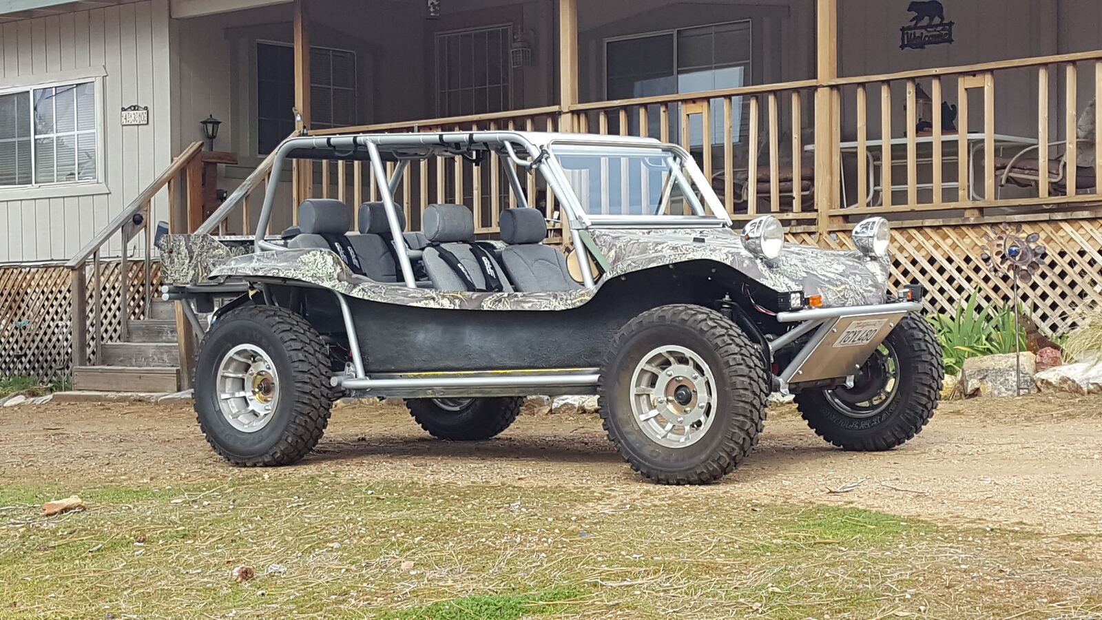 A Manx Club member's buggy