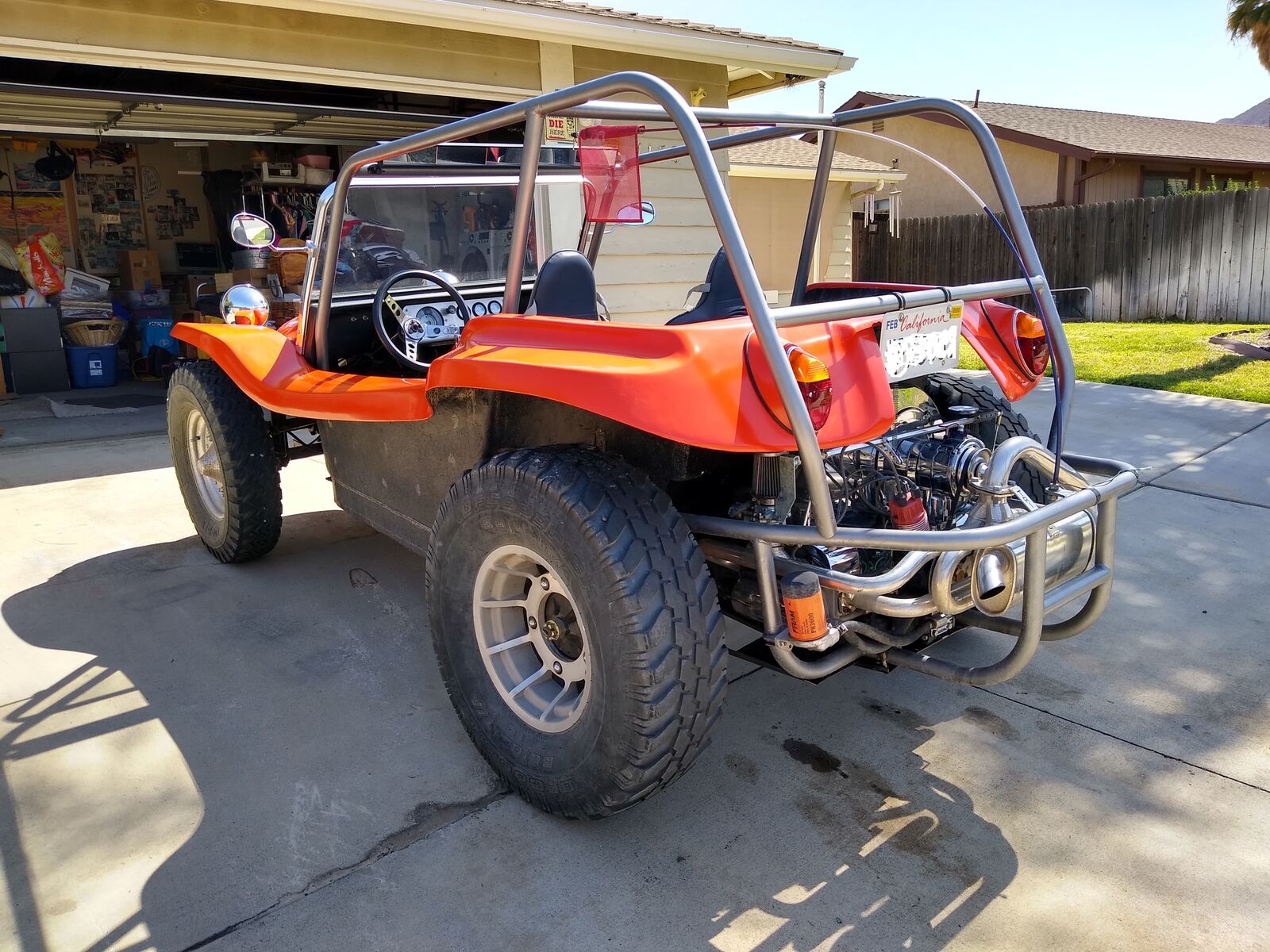 A Manx Club member's buggy