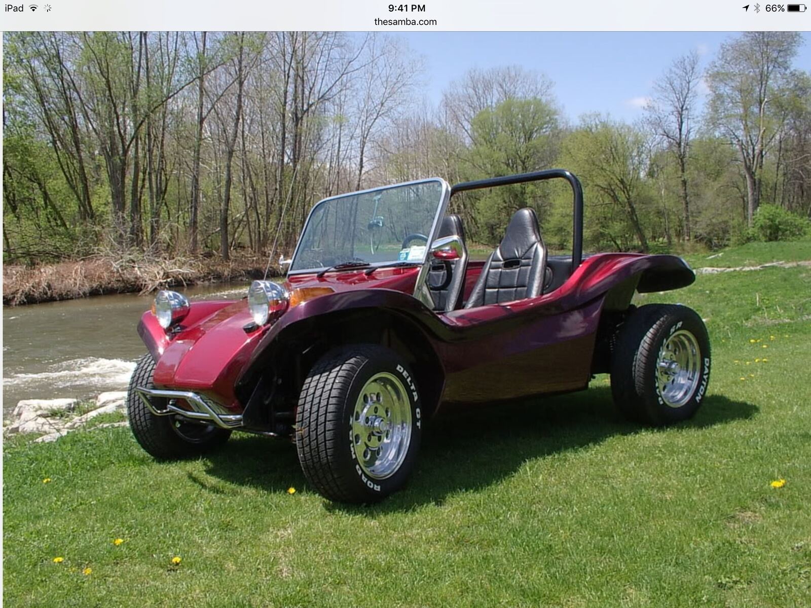 A Manx Club member's buggy