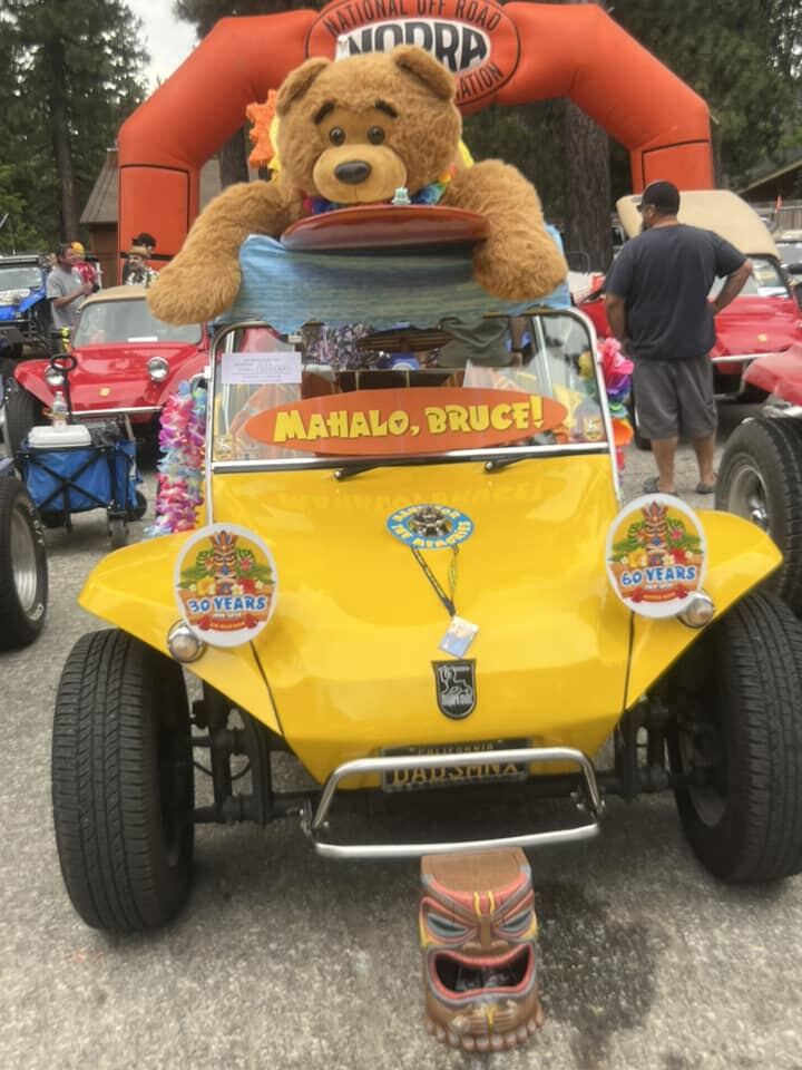 A Manx Club member's buggy
