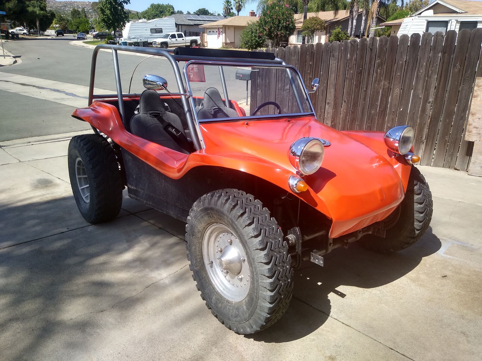 A Manx Club member's buggy