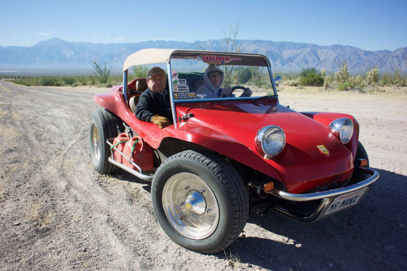 A Manx Club member's buggy