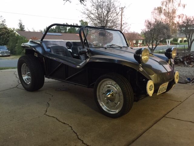 A Manx Club member's buggy