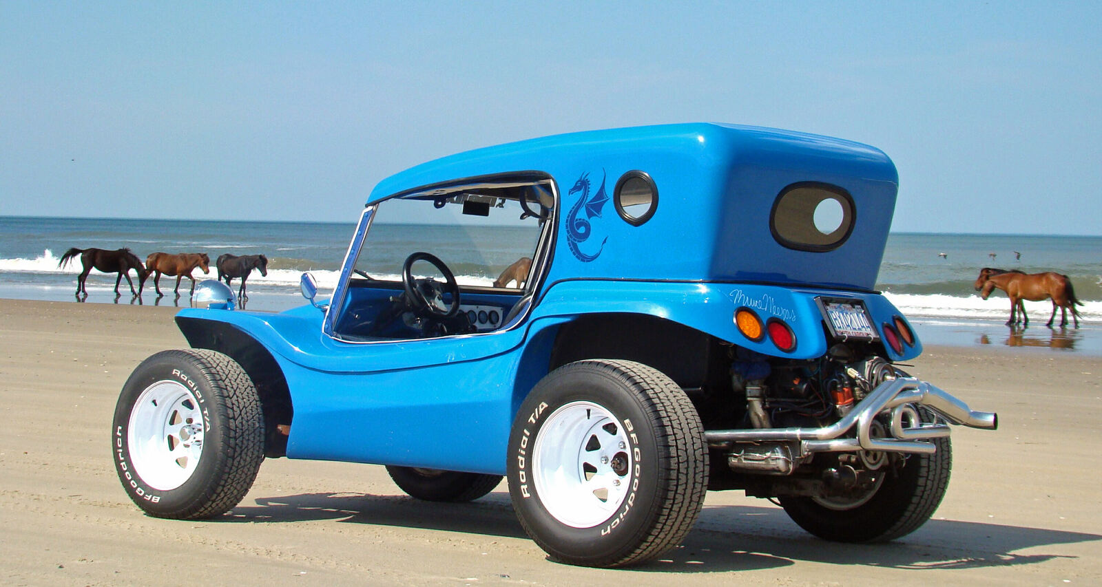 A Manx Club member's buggy