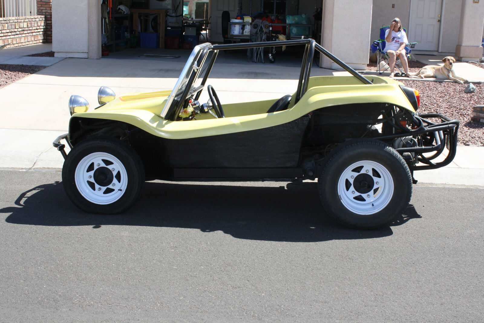 A Manx Club member's buggy