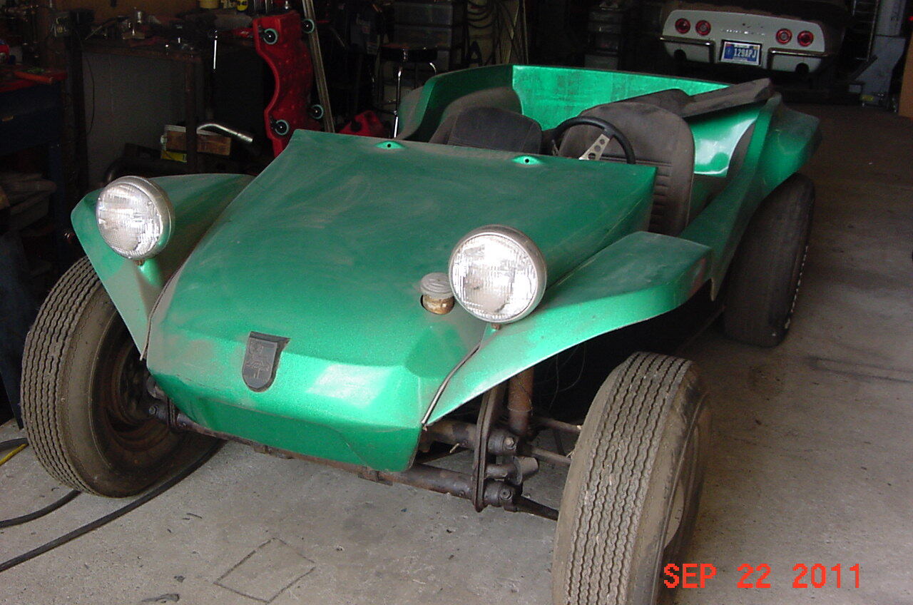 A Manx Club member's buggy