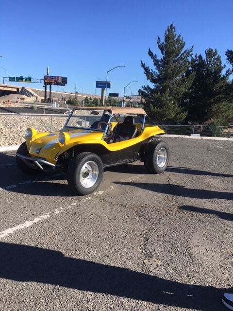 A Manx Club member's buggy